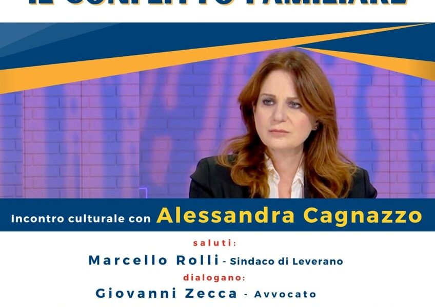 “Il conflitto familiare”: al teatro Comunale dialogo con Alessandra Cagnazzo