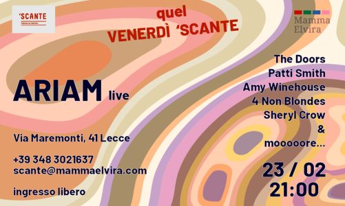 Ariam band “live from the 70s” a Lecce