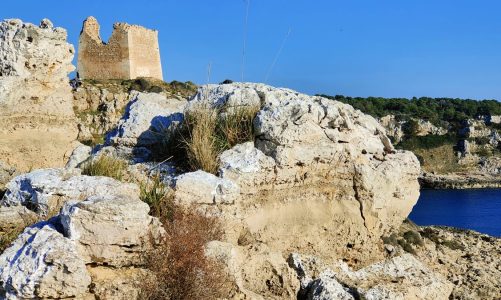 Torre Uluzzo svetta su Porto Selvaggio