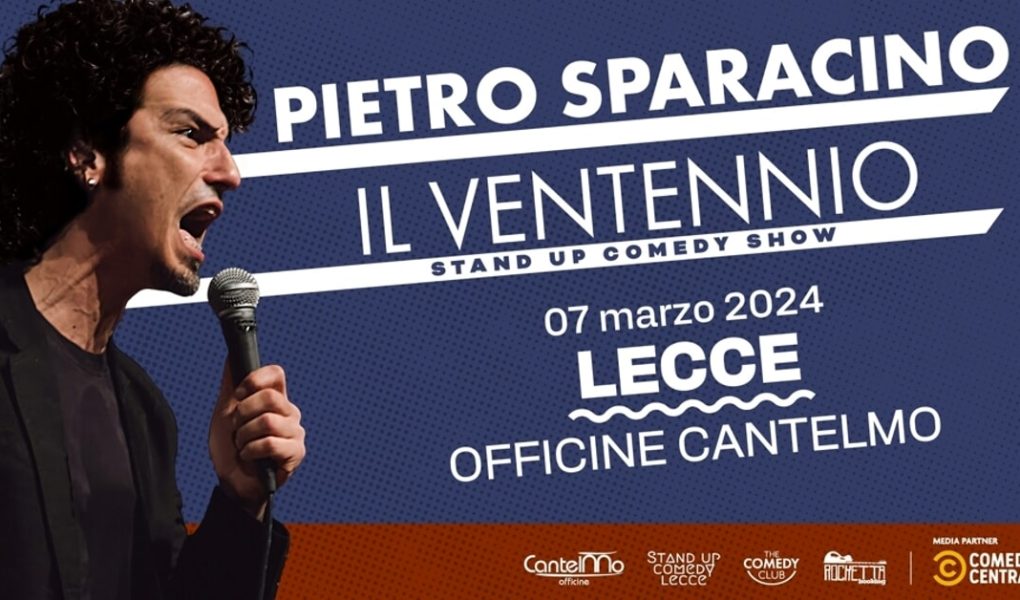 Pietro Sparacino live a Lecce per Stand up comedy show