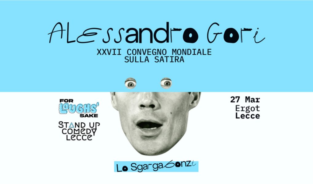 Alessandro Gori live alle Officine culturali Ergot – Stand up comedy show