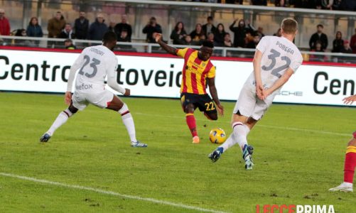 Lecce, altra tegola: nell’allenamento pomeridiano si ferma Banda