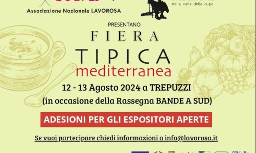 Fiera tipica Mediterranea: aperte le iscrizioni