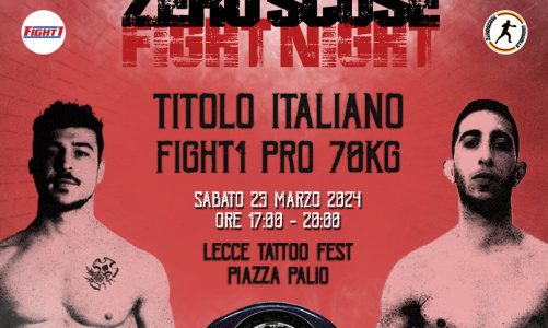 Sport ed intrattenimento: si avvicina la “Zero scuse fight night”