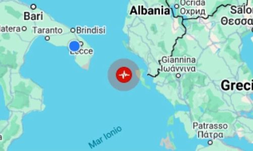 Scosse di terremoto al largo della Grecia: la terra trema anche nel Salento