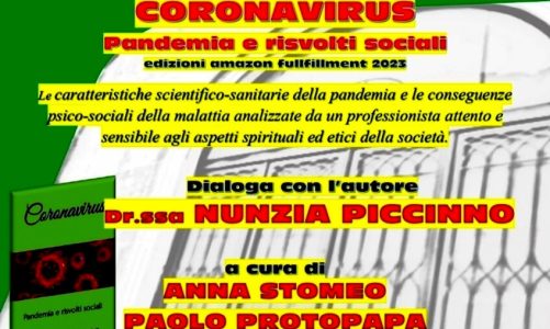 “Coronavirus e risvolti sociali”: il libro di Marcello Scarpa al centro tò Kalòn di itaca