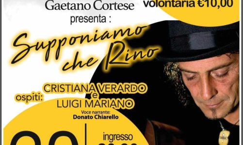 Storie e canzoni di Rino Gaetano rivivono nel Teatro Comunale di Nardò